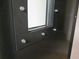 SR3 rated vision panel detail